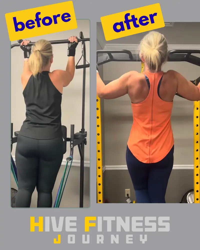 Lucy and Claudia  -  Hive Fitness Journey before and after transformation in Woodstock, GA