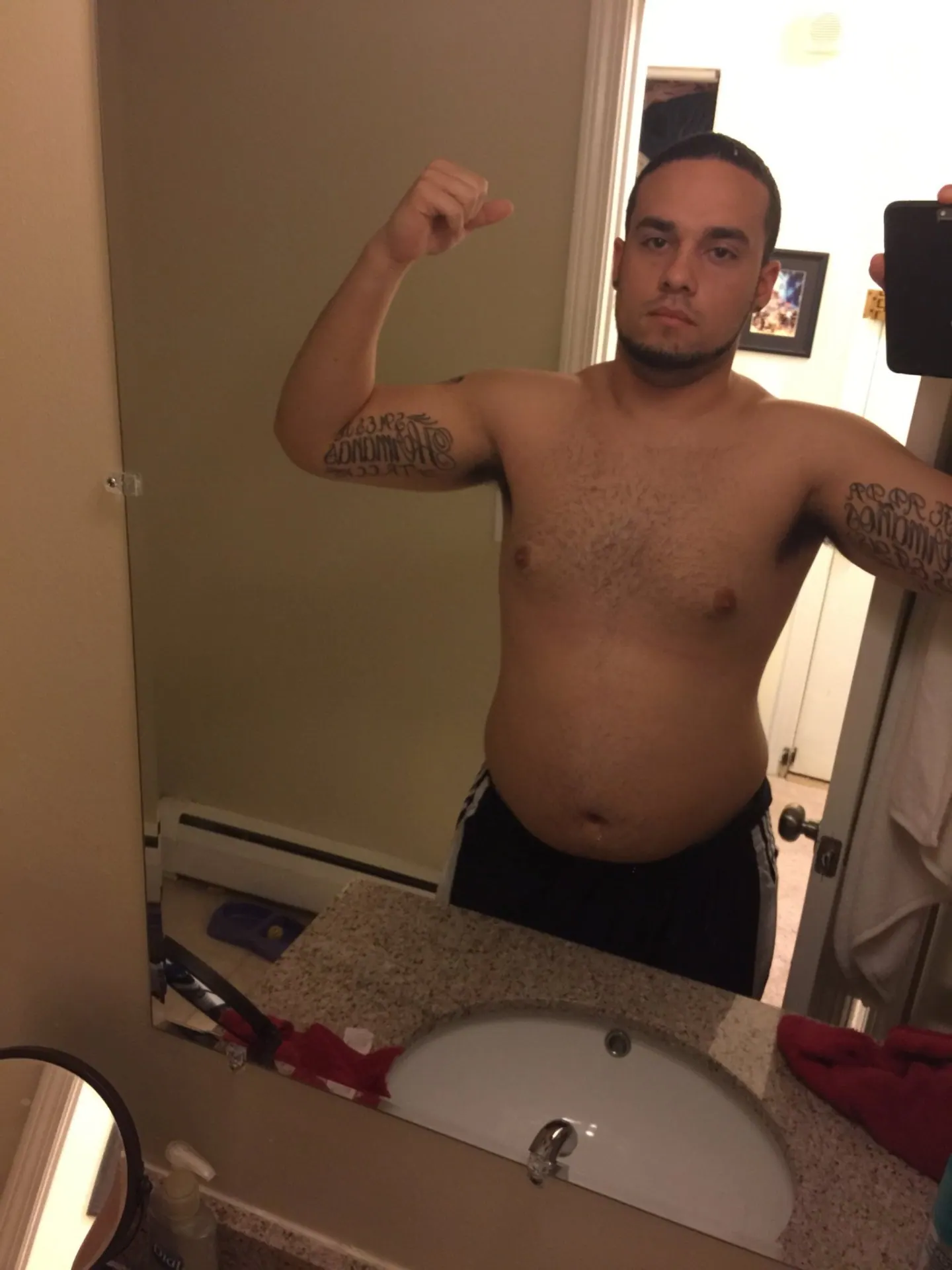 Coach Martin Rosa Kiefer of Hive Fitness Journey in Woodstock, GA  -  before transformation starting point